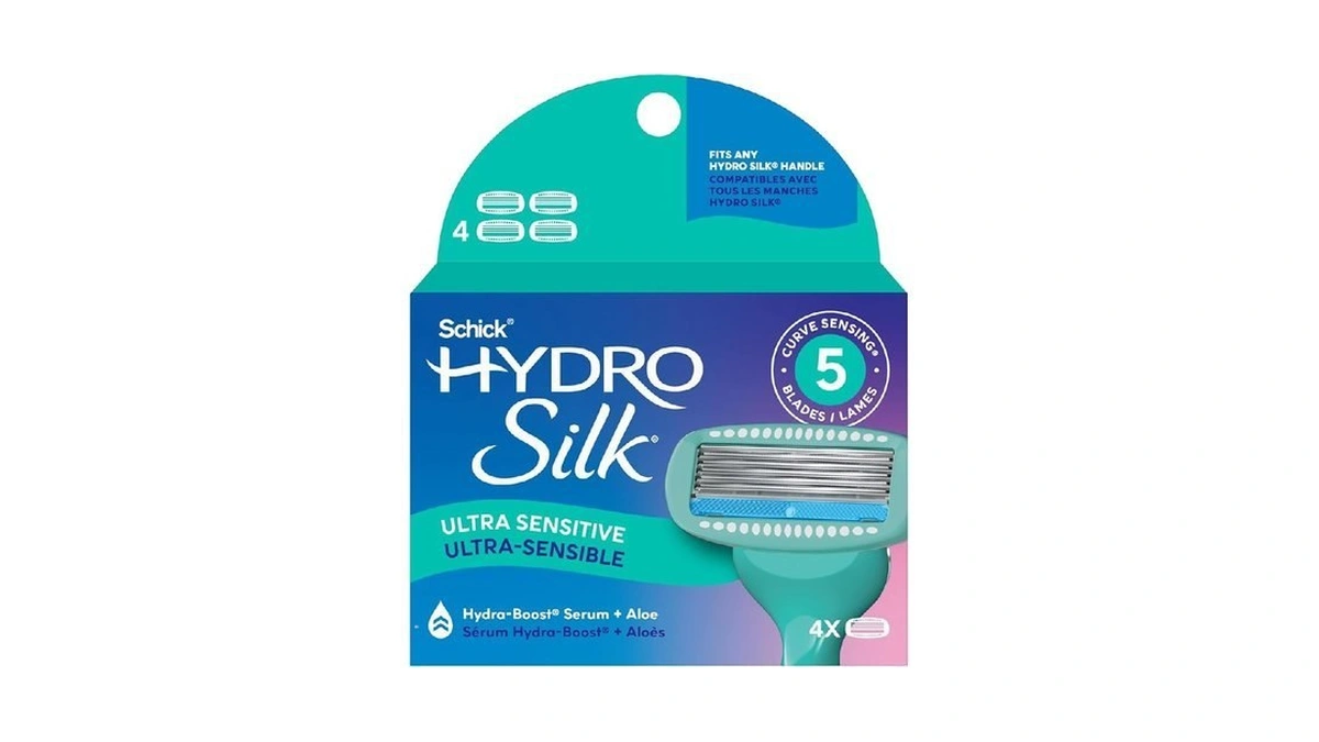 Schick Hydro Silk Ultra Sensitive Womens Razor Refills, 4ct |