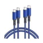 Basesailor Usb Type C To C 60w Cable 10ft/2pack,power Delivery