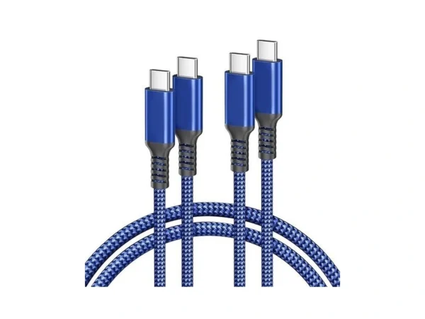 Basesailor Usb Type C To C 60w Cable 10ft/2pack,power Delivery