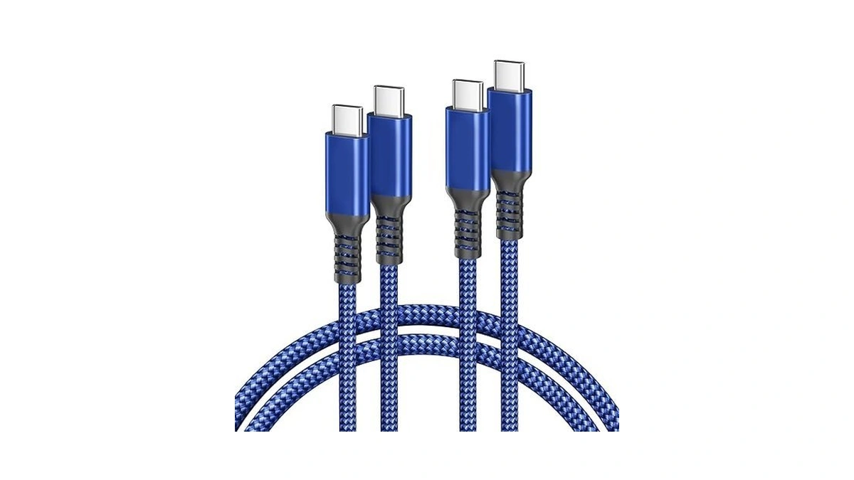 Basesailor Usb Type C To C 60w Cable 10ft/2pack,power Delivery