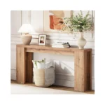 70.9 Inch Extra Long Console Table, Farmhouse Entryway Table With