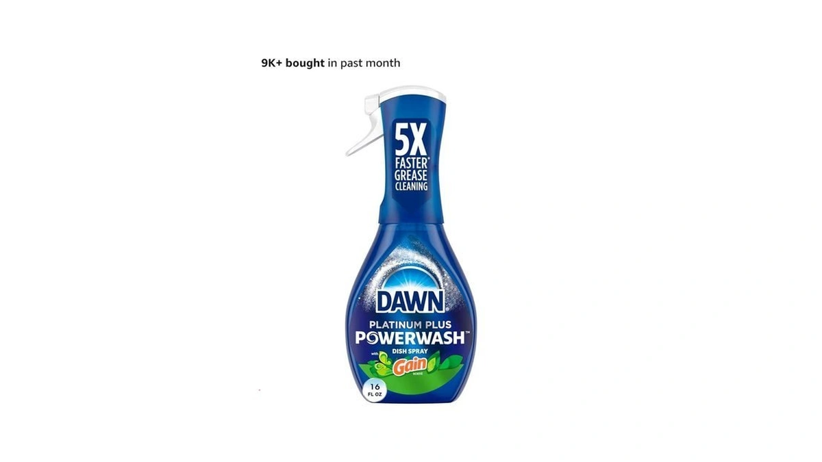 Dawn Powerwash Gain Original Dish Spray, Dish Soap Starter Kit,