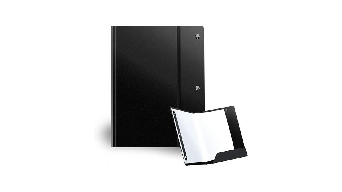 Fretonba 30 Pocket Portfolio Binder With Plastic Sleeves, Displays 60