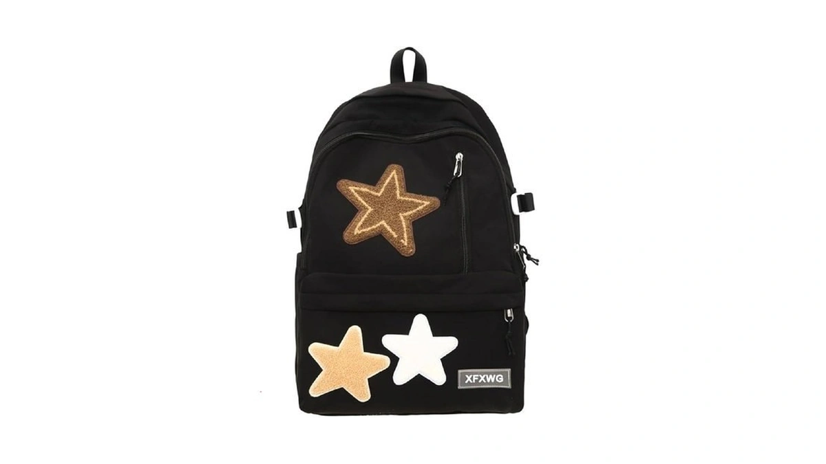 Y2k Backpack With Kawaii Pendant Aesthetic Star Backpack Cute Preppy