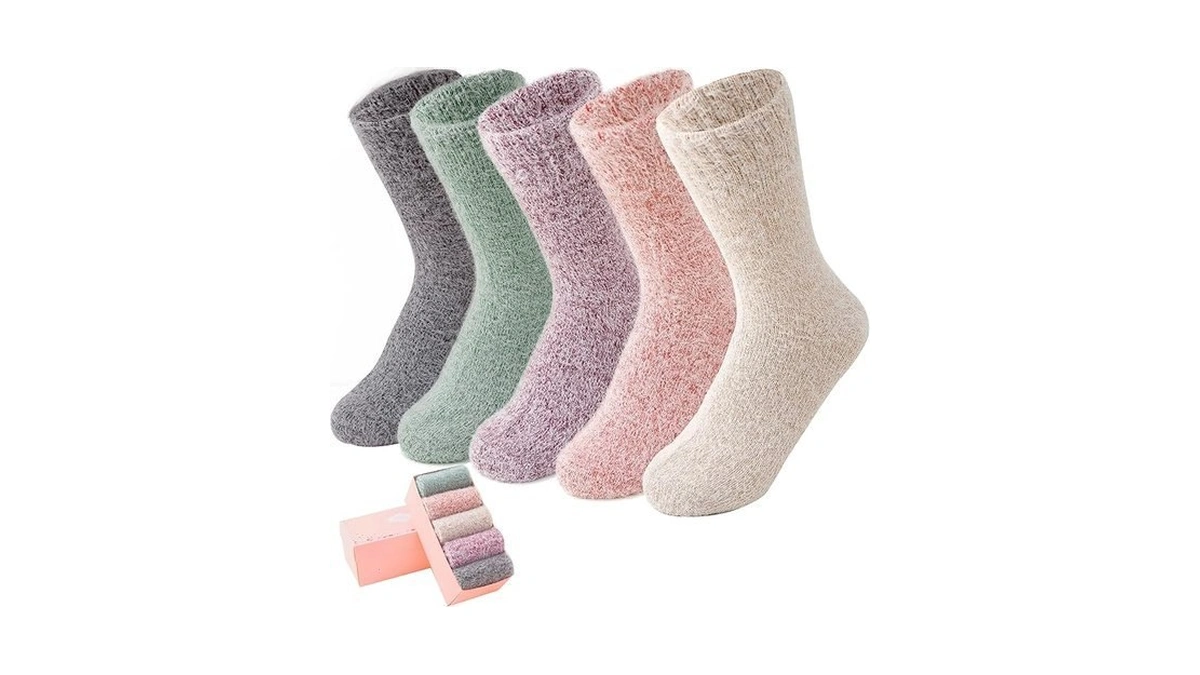 Iceivy Womens Fuzzy Socks Thick Soft Warm Winter Fluffy Cozy