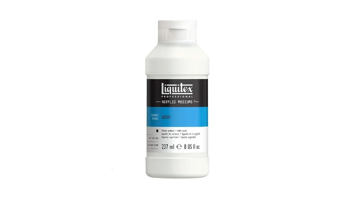 Liquitex Professional Gesso Surface Prep Medium, 237ml (8-oz), White