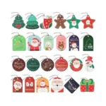 Christmas Gift Tags With String, 72pcs Christmas Tags For Gifts,