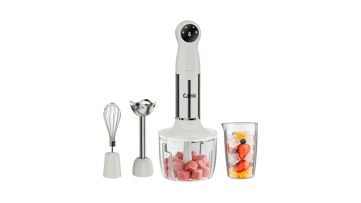 Cordless Immersion Blender Hand Blenders Set,variable Speed 4 In 1