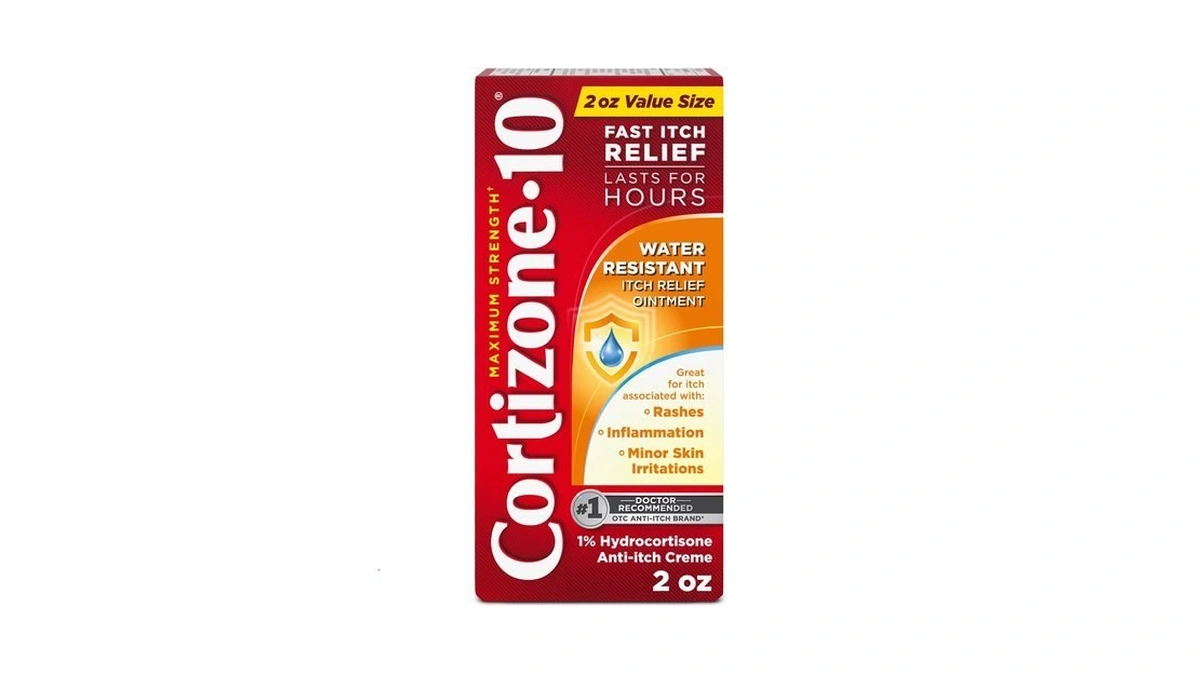 Cortizone-10 Maximum Strength Water Resistant Itch Relief Ointment, 1% Hydrocortisone,