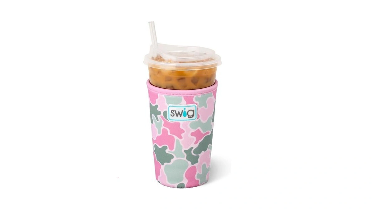 Swig Life Medium Iced Cup Coolie, Standard 22oz Iced Coffee