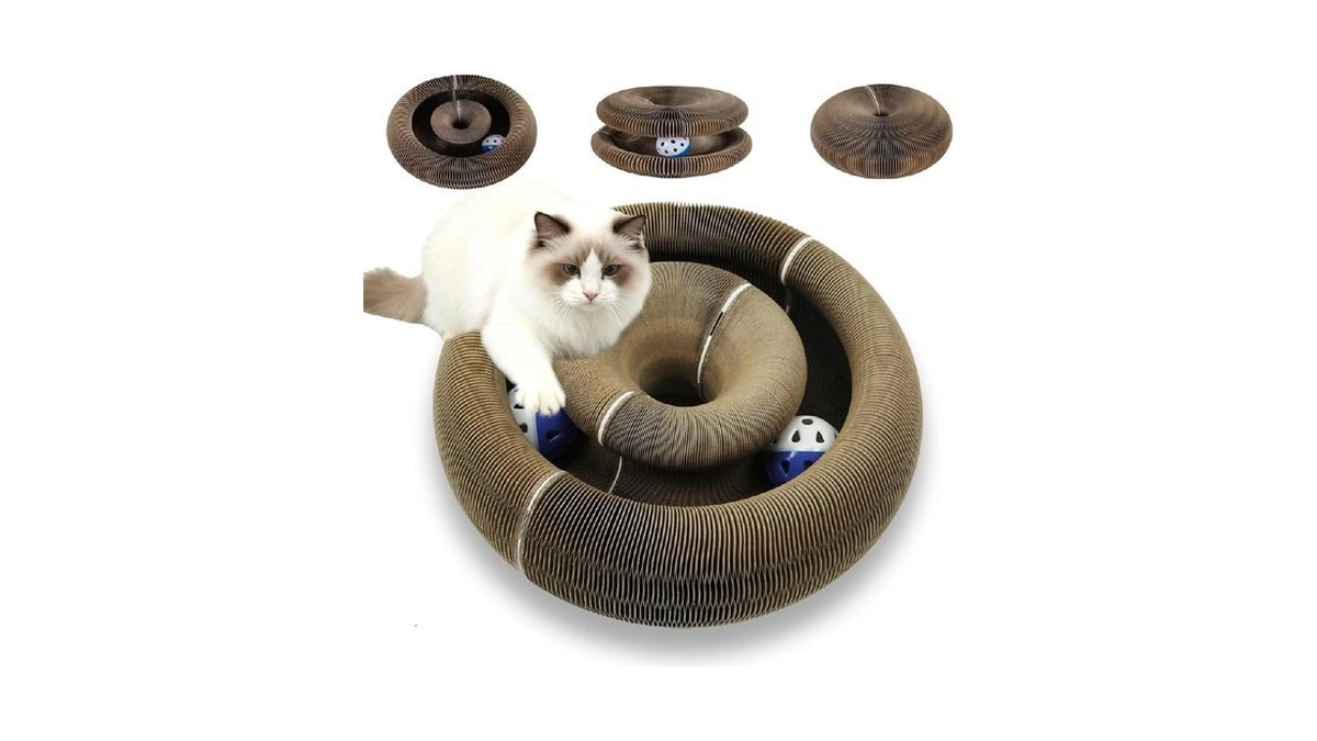 Old Version Magnetic Magic Organ Cat Scratcher Toy, Extra-thick &