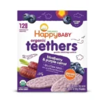 Happy Baby Organics Baby Snacks, Gentle Teething Wafers, Gluten Free