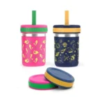 Sursip Toddler Sippy Cups With Straws And Lids, Spill Resistant
