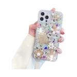 Poowear Compatible With Iphone 14 Pro Max Bling Diamond Case,luxury