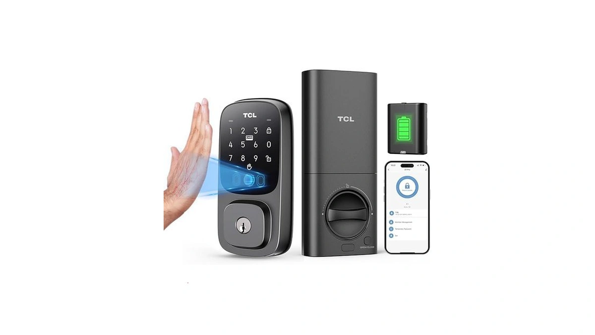 Tcl D1 Pro Palm Vein Smart Lock, Keyless Entry Door