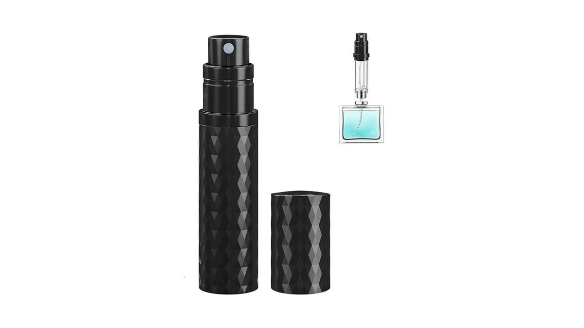 Qavhun Travel Perfume Atomizer Bottle Refillable - 5ml Leakproof Fragrances