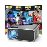 Fudoni Projector With Wifi And Bluetooth 4k Supported, Upgraded 18000l