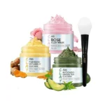 Anai Rui 3 Pack Clay Mask Set Turmeric Vitamin C