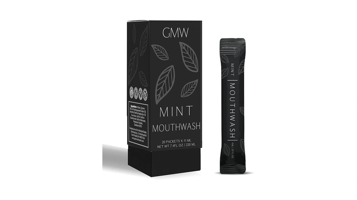 Gmw Collection Travel Size Mouthwash Packets - Individual Mini Mouthwash