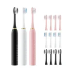 Dnil 3 Pack Sonic Electric Toothbrush Set With 42,000 Vpm