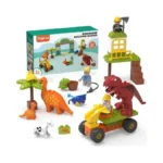 Anpcso Building Blocks For Toddlers 3-5, Dinosaur Toys- Dinosaurs, Car,
