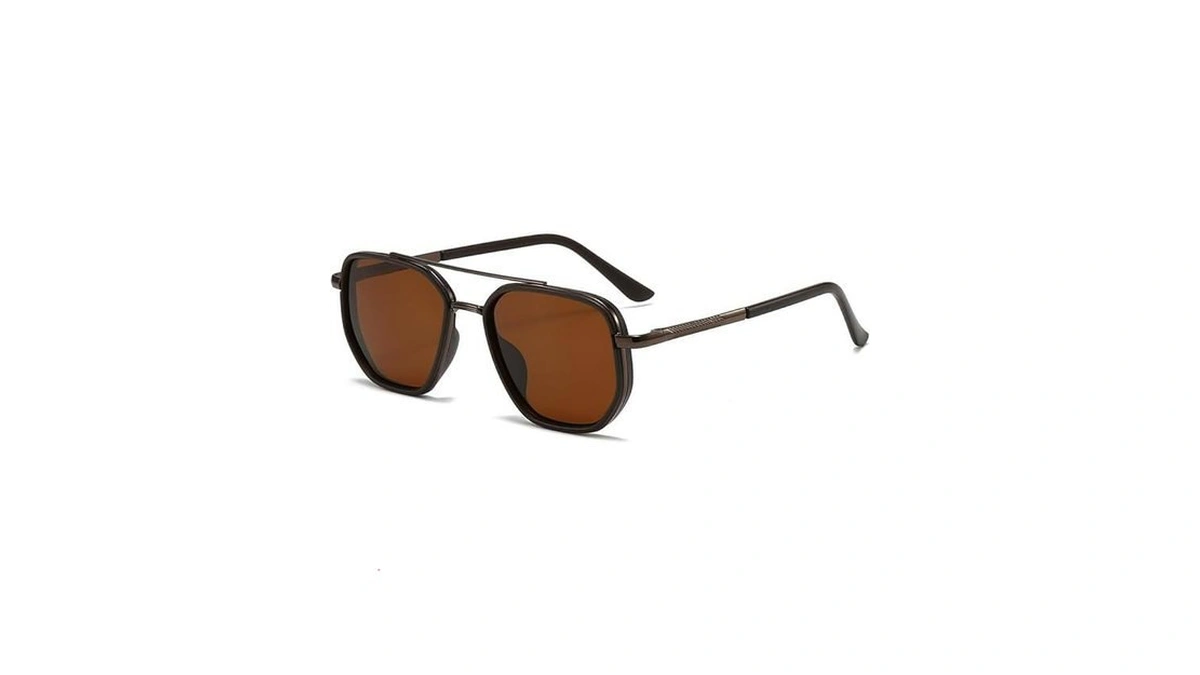 Hylle Polarized Aviator Sunglasses For Women Tangle Free Square Sun