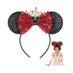 Tinvskqqkj Princess Mouse Ears Headband For Women Adult,crown & Star
