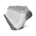 Cushioned Cotton Ankle Compression Socks For Men Women 6 Pairs