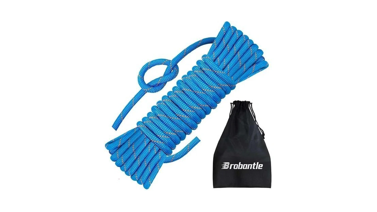 Brobantle 10.5mm Climbing Rope,32ft Static Rock Climbing Rope For Escape
