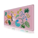 Aimsa Large Pink Mouse Pad For Desk, Computer Desk Mat