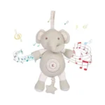 Newborn Baby Toys, Soft Cotton Stuffed Animal Toy With Lullaby