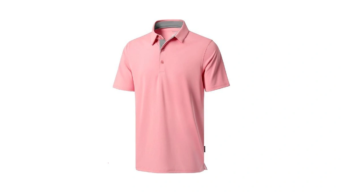 Men's Golf Shirts Dry Fit Moisture Wicking Performance Short Sleeve