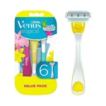 Gillette Venus Tropical Value Pack 6 Disposable Razors 3 Blades