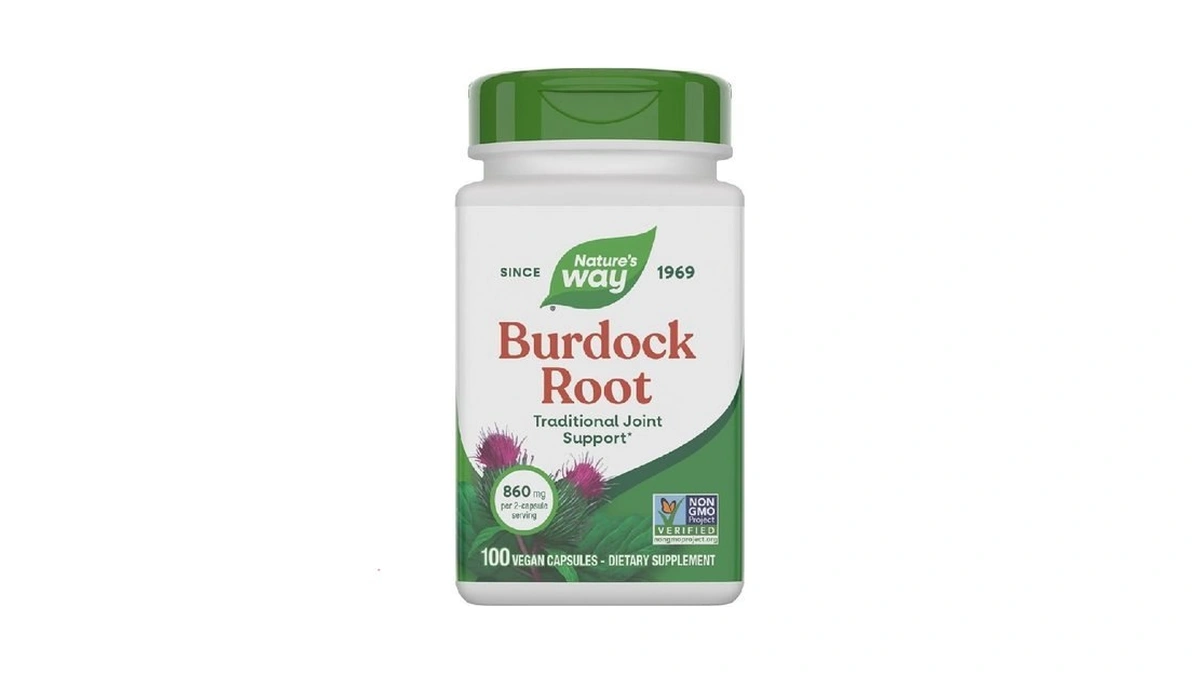 Nature's Way Burdock Root, Traditional Joint Support*, 100 Vegan Capsules
