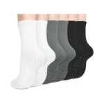 Justay 6 Pairs Pilates Socks With Grips For Women Soft