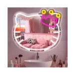 Anime Vanity Mirror With Neon Sign, 15.3 X 13.3 Inch