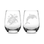 Integrity Bottles Tribal Sea Life Designs, (set Of 2) Turtle