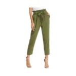 Grace Karin Women's Simple Solid Ruffle Tie Waist Pants With