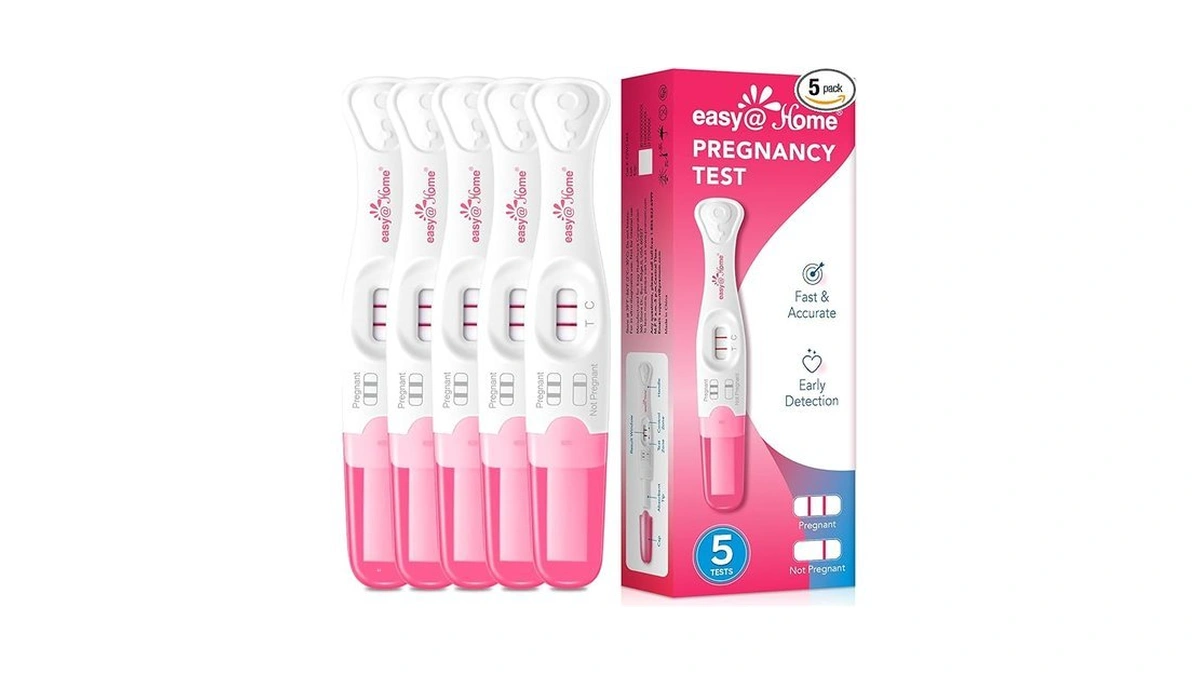 Easy@home Pregnancy Test Sticks: 5 Count - Reliable And Early