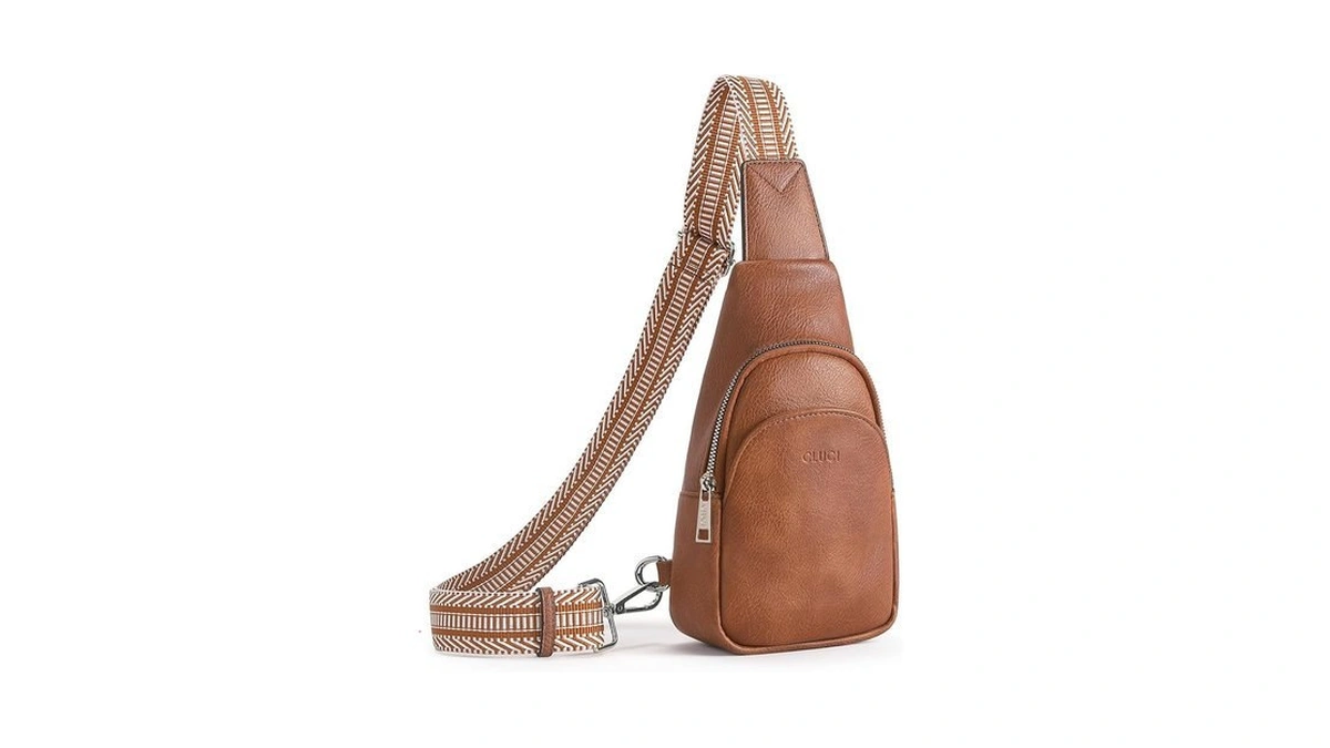 Cluci Small Sling Bag For Women, Vegan Leather Fanny Pack