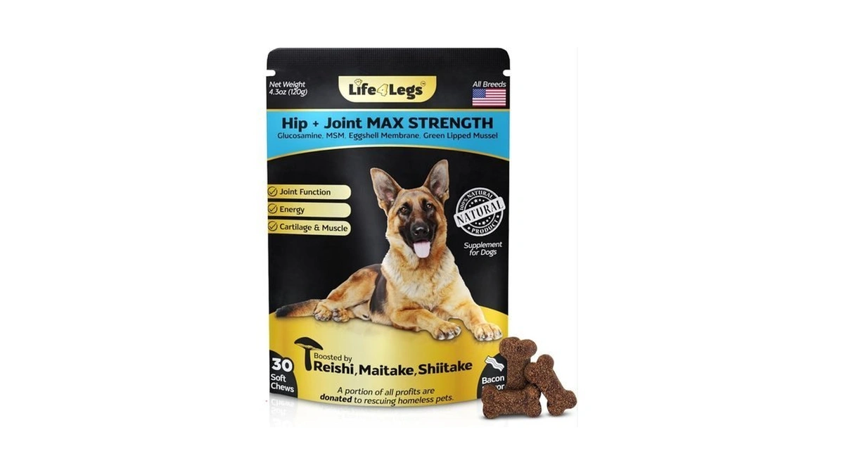 Life4legs Premium Hip And Joint Supplement For Dogs, Glucosamine For
