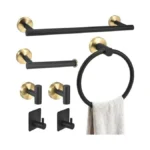 Coddlecove 7 Pcs Bathroom Hardware Accessory Set, Stainless Steel Towel