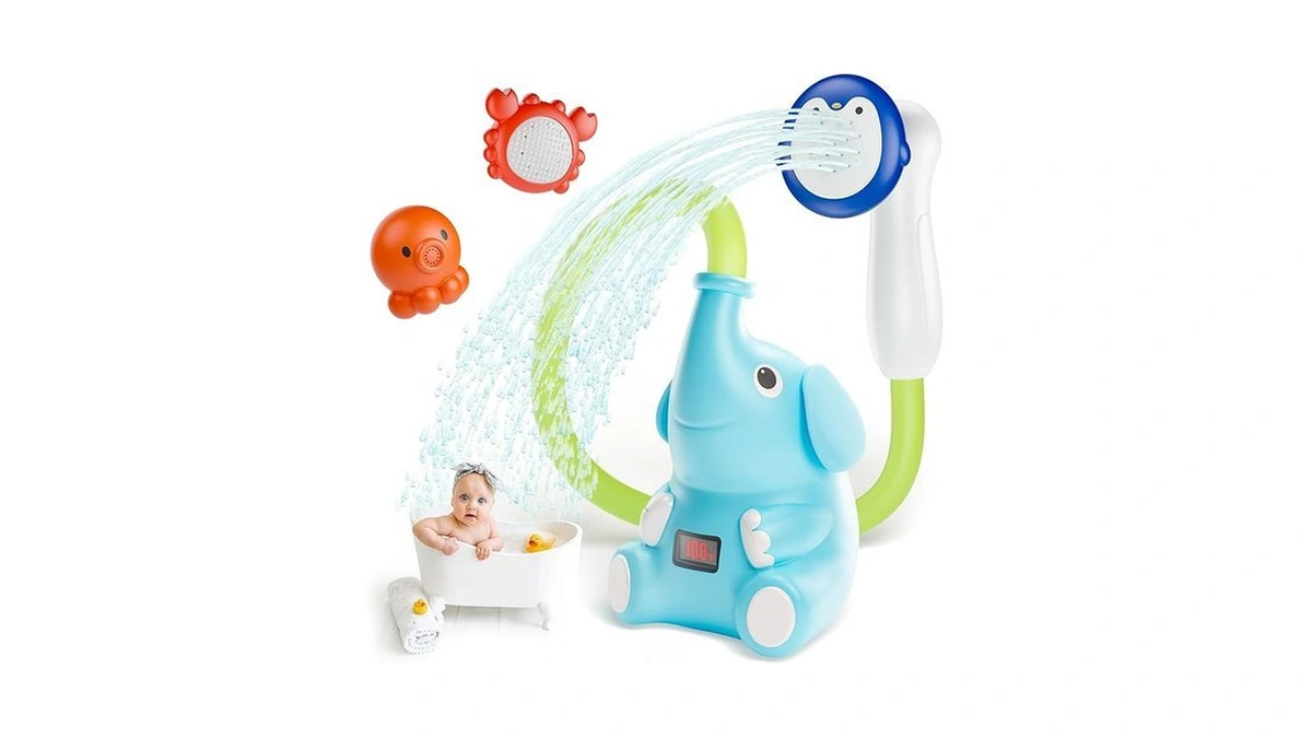 Hemrly Baby Bath Toys, Led Water Temperature Display, Bath Toys