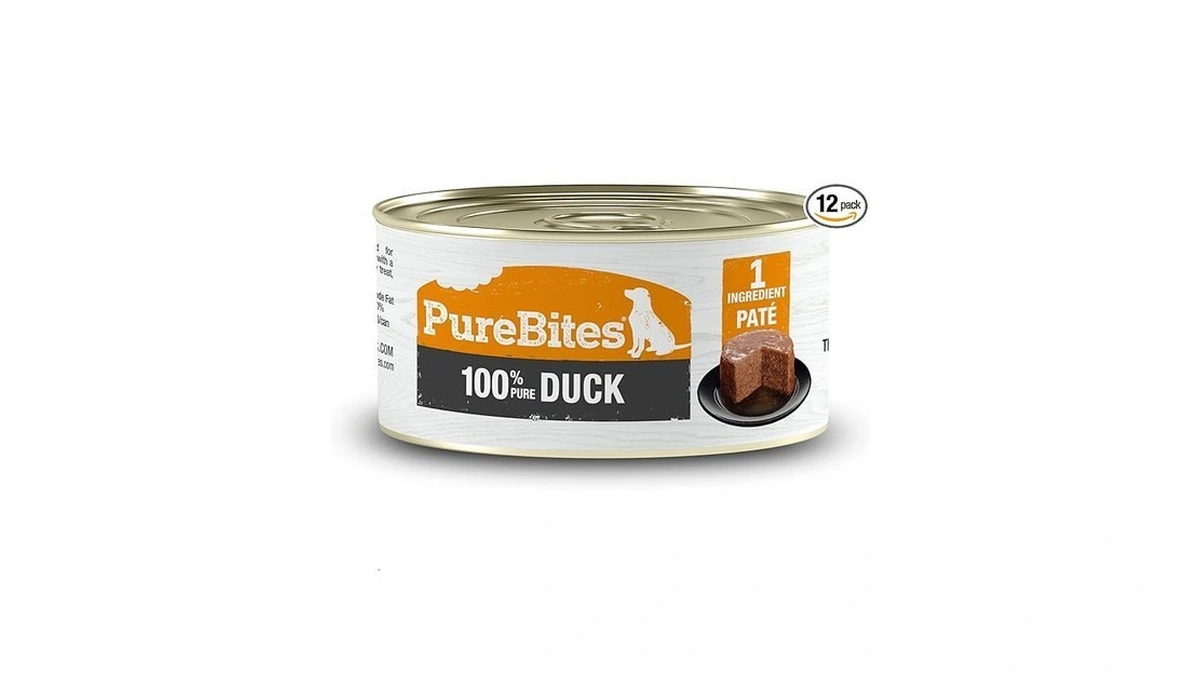 Purebites 100% Pure Duck Pate Dog Treat | Single 2.5oz