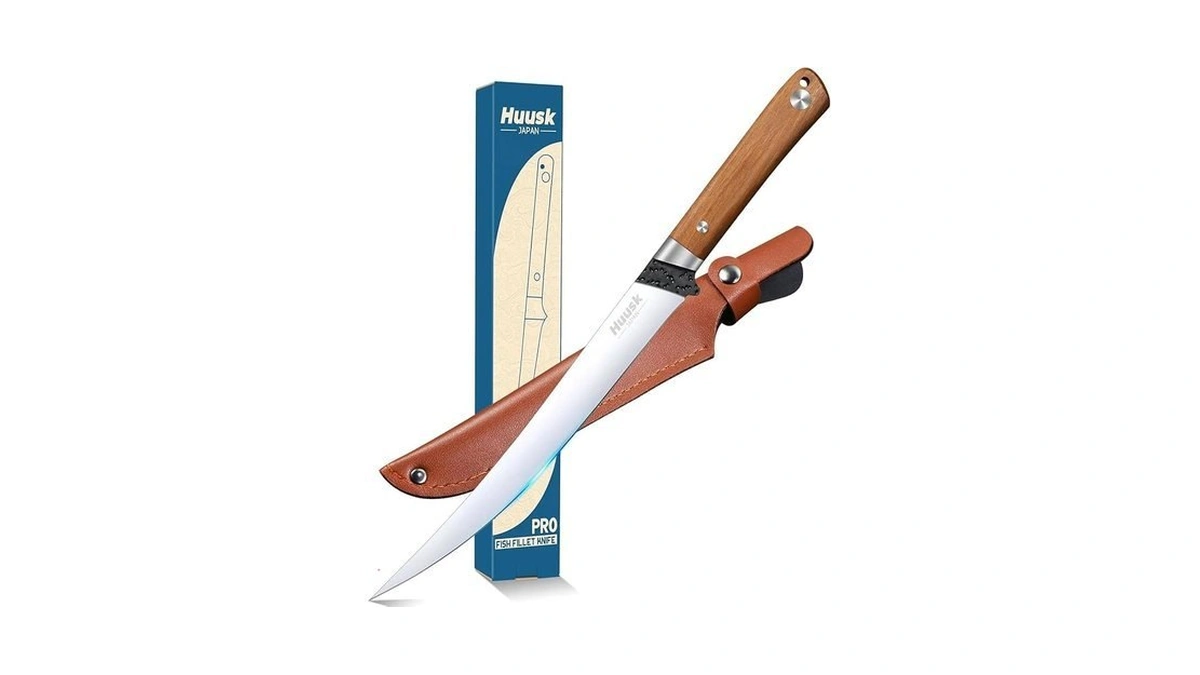 Huusk 9 Inch Fillet Knife - Sharp Japanese Fillet Knife