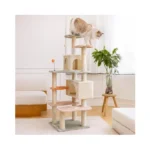 Hyabi 59 Inch Flower Cat Tree Tower - Multi-level Cat