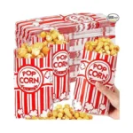 500pcs Paper Popcorn Bags For Party, 1 Oz Small Vintage
