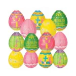 Wenqik 12 Pcs Easter Egg Paper Lanterns Party Decorations 10