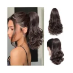 Mychanson 16 Inch Ponytail Extension Drawstring Ponytail For Women Curly