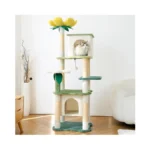 Hyabi 64.5-inch Cute Avocado Flower Large Tall Garden Cat Tree